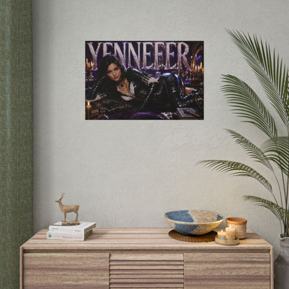 Yennefer of Vengerberg Poster The Witcher Gaming Wall Art Character Room Decor