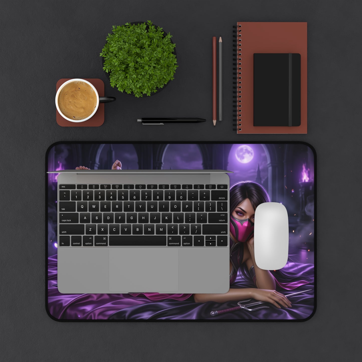 Mortal Kombat Mouse Pad, Mileena Desk Mat, Gamer Gift XXL