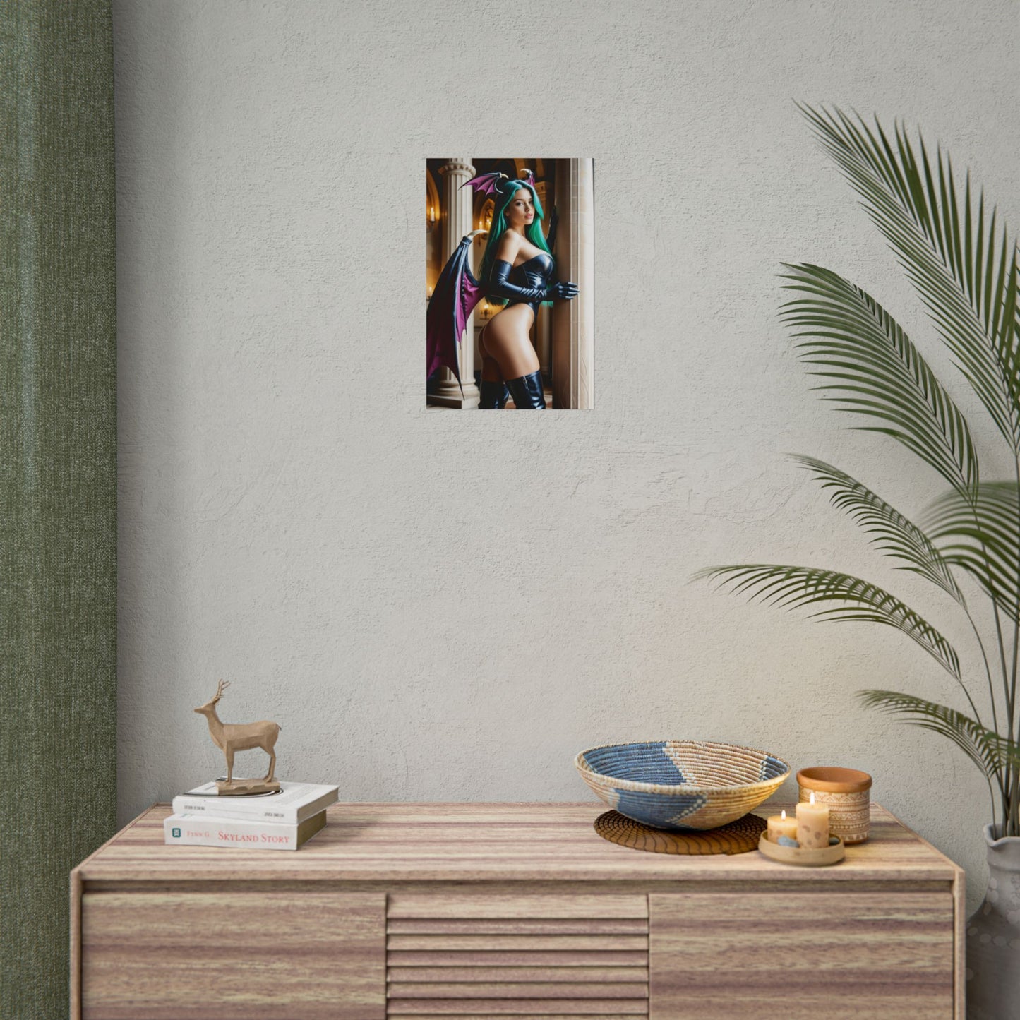 Morrigan Aensland Heroine Poster – Iconic Dark Fantasy Wall Art