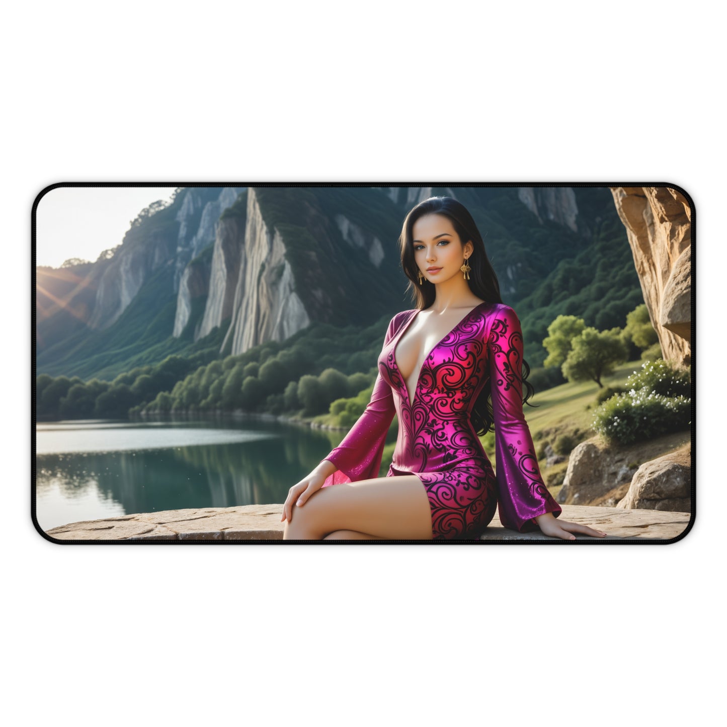 Килимок для миші Boa Hancock Anime, килимок для столу One Piece, великий ігровий килимок для миші