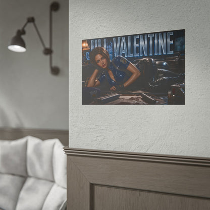 Jill Valentine Wall Art Poster Gaming Decor Collectible Gamer Gift