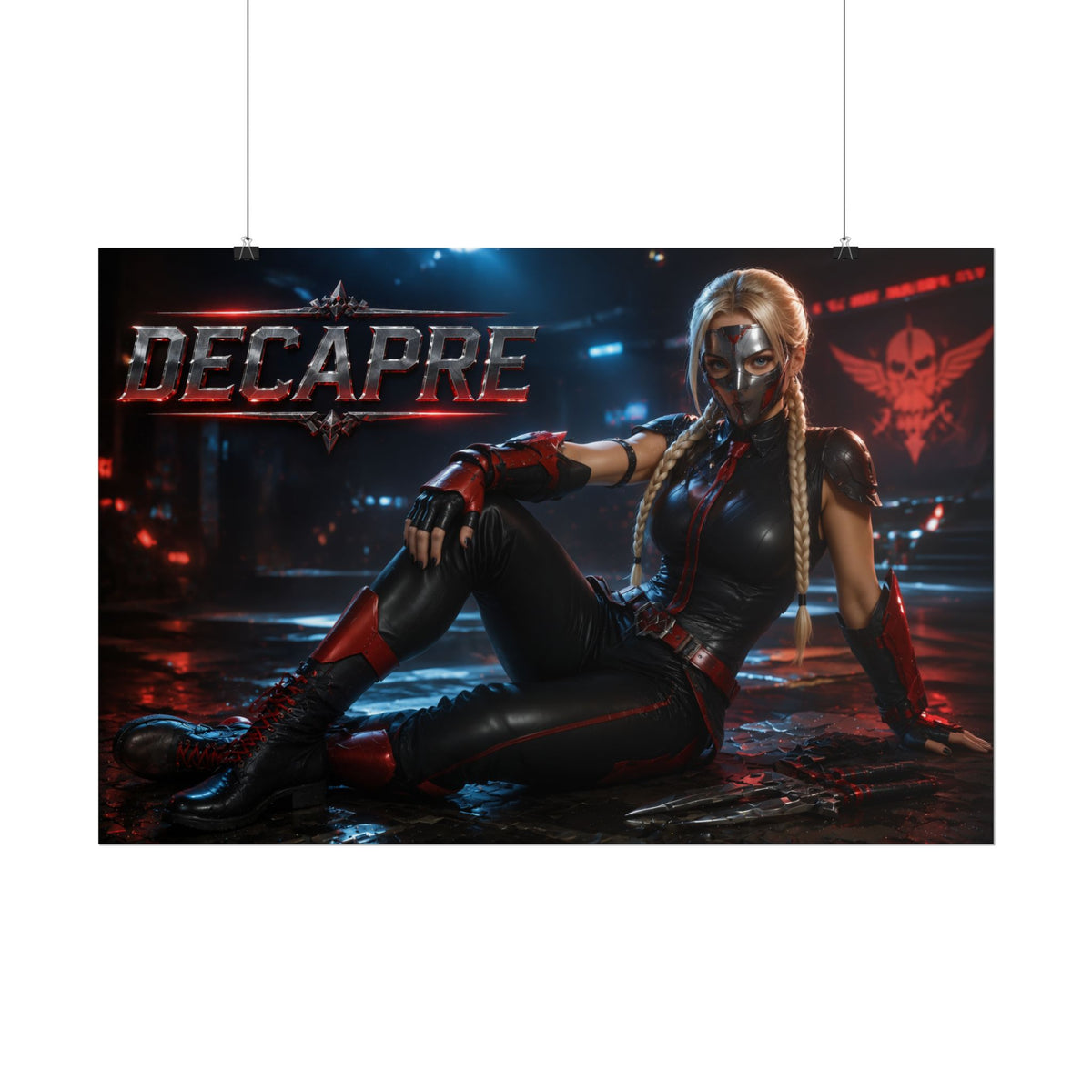 Decapre Gaming Poster Wall Art Gamer Room Decor Collectible Print
