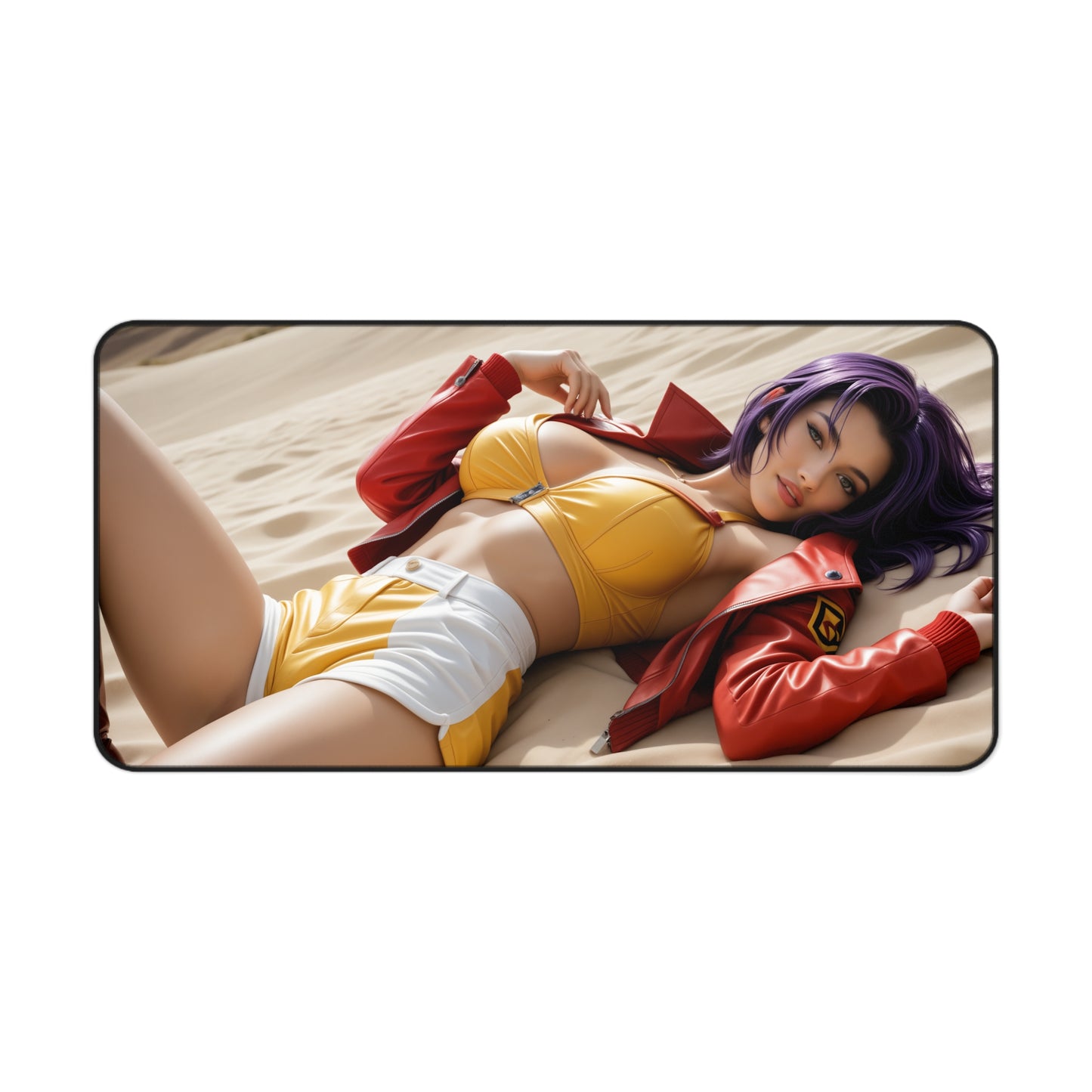 Faye Valentine Schreibtischunterlage, Cowboy Bebop Mauspad, Schreibtischdeko für Anime-Gamerinnen