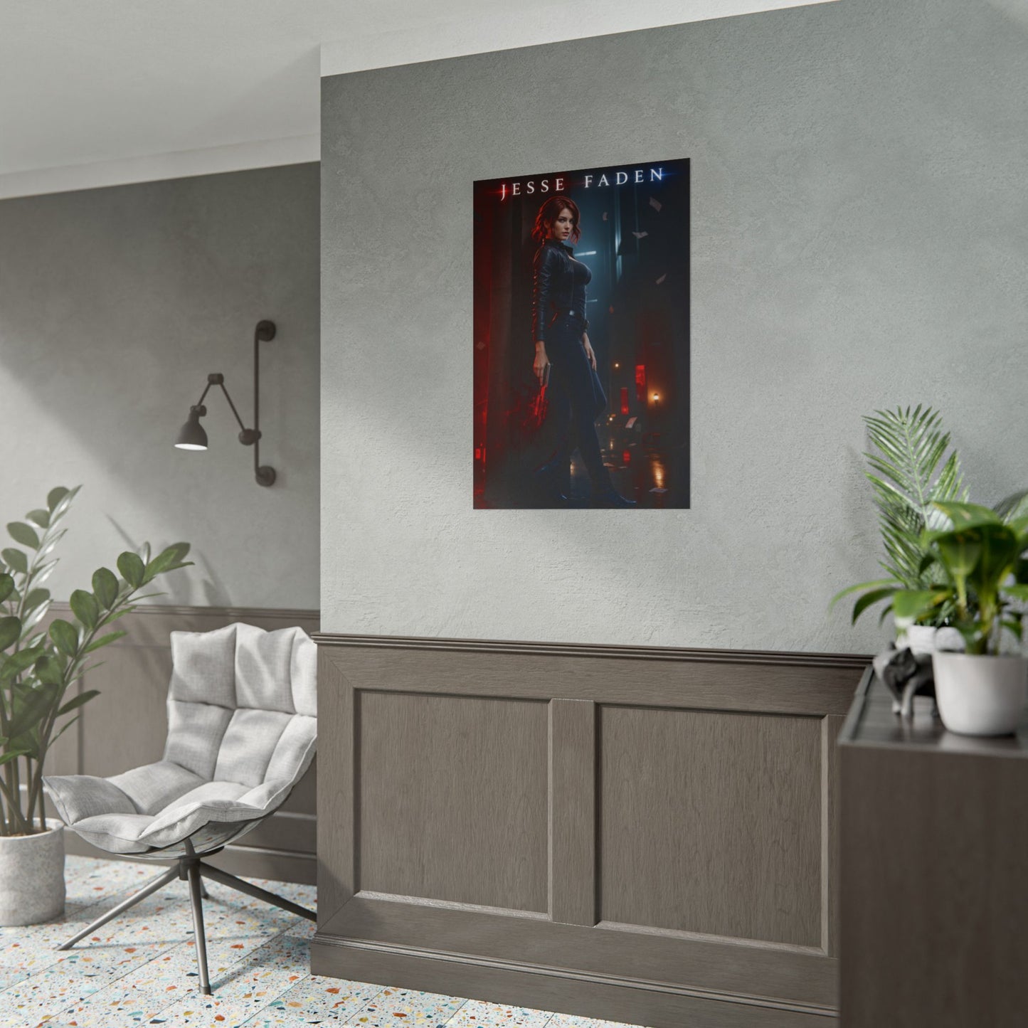Jesse Faden Control Poster Remedy Game Wall Art Print Decor