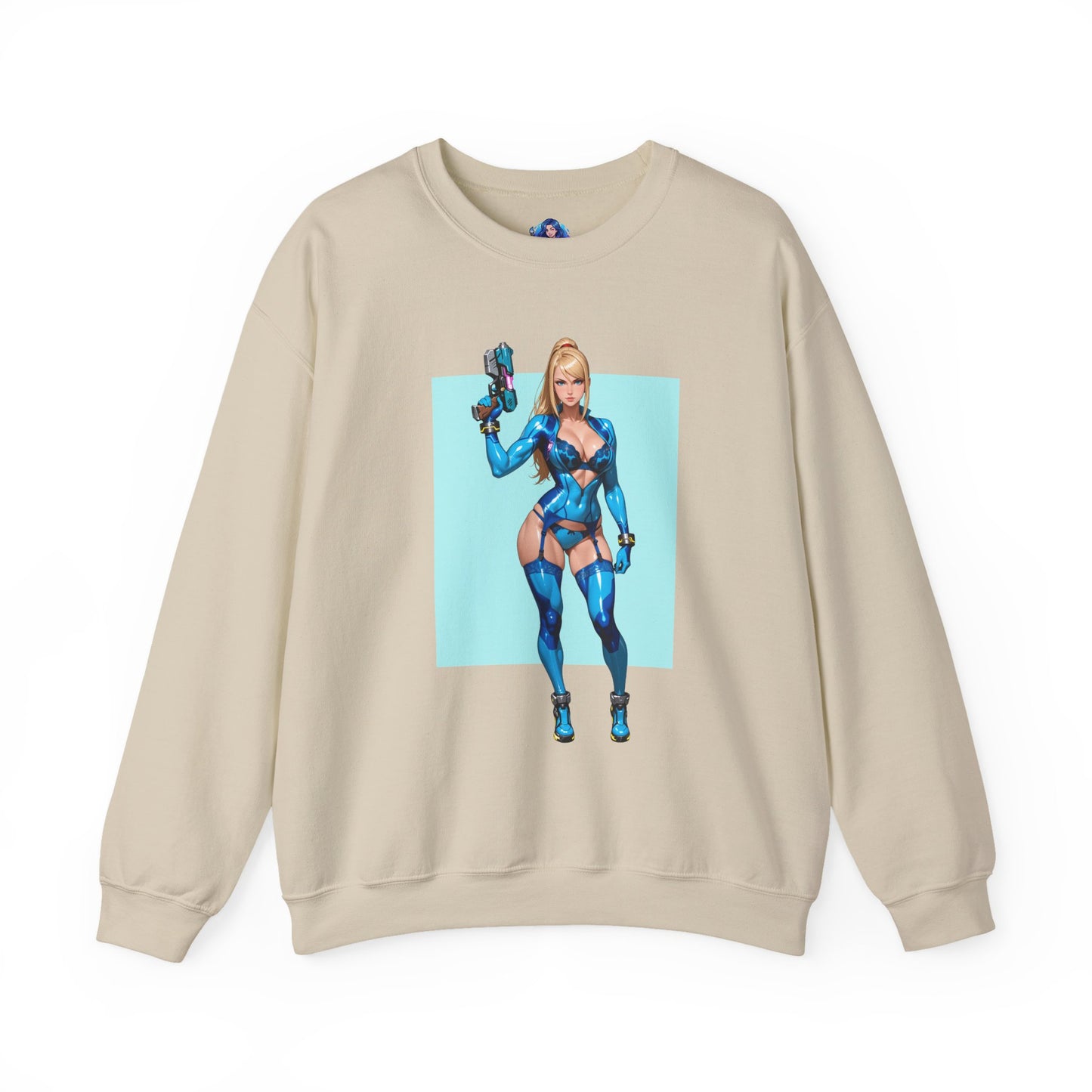 Толстовка Samus Aran, світшот з круглим вирізом Interstellar Warrior, вуличний одяг у ретро-стилі у стилі науково-фантастичних ігор