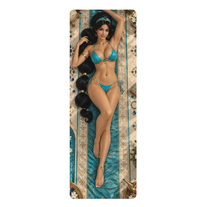 Princess Jasmine Aesthetic Yoga Mat Non Slip Rubber Exercise Mat 24x72