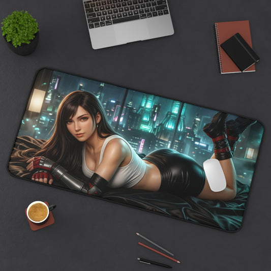Final Fantasy Mouse Pad, Tifa Desk Mat, Gamer Gift XXL