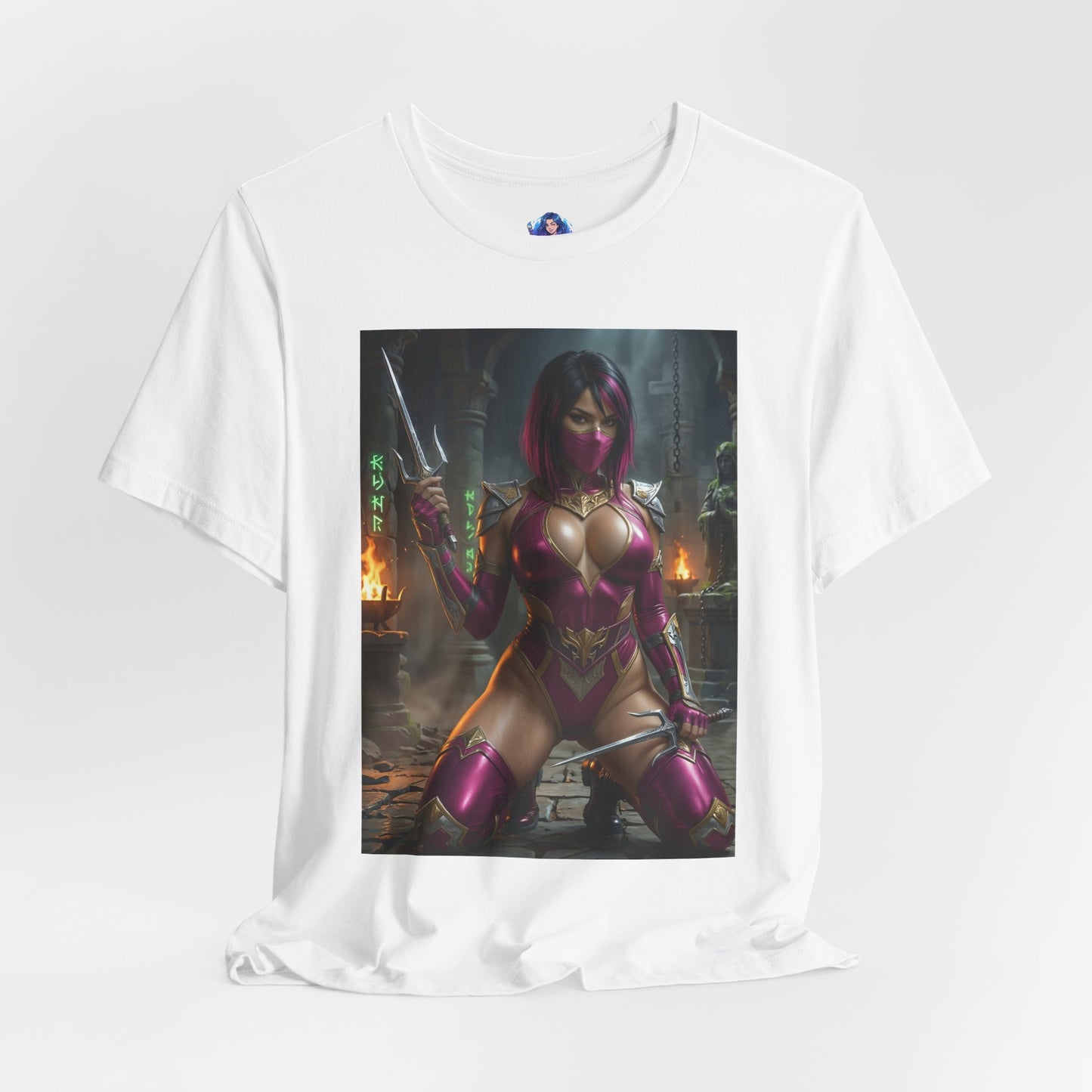 Mileena Mortal Kombat T-Shirt | Kampfspiel-Shirt für Gamer &amp; Anime-Fans