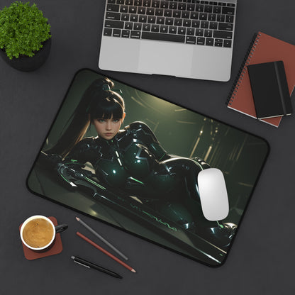 Eve-Schreibtischunterlage, Stellar Blade Game Girl-Mauspad, futuristisches Cyber ​​Warrior-Schreibtisch-Setup