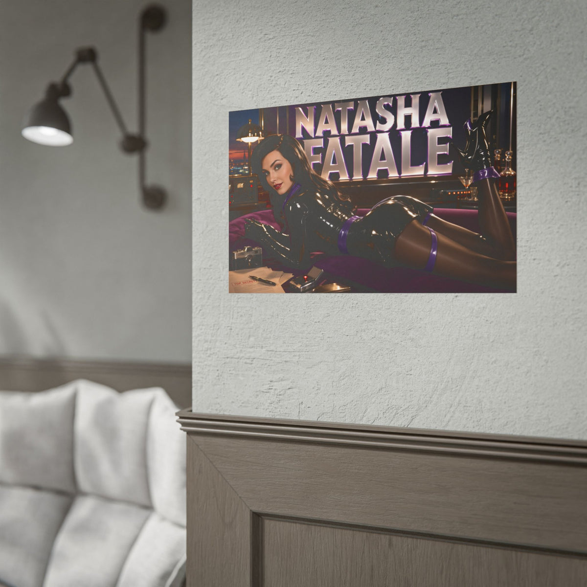 Natasha Fatale The Rocky and Bullwinkle Show Poster Wall Art Character Room Deco