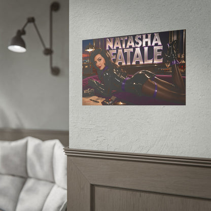 Natasha Fatale The Rocky and Bullwinkle Show Poster Wall Art Character Room Deco
