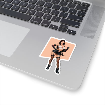 Наклейка Tifa Lockhart – високоякісна глянцева вінілова наклейка для ноутбуків та використання в приміщенні