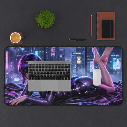 Ghost in the Shell Mouse Pad, Motoko Desk Mat, Gamer Gift