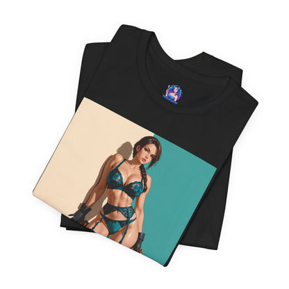 Lara Croft Shirt | Tomb Raider Anime-T-Shirt für Gamer &amp; Sammler | T-Shirt für starke Heldinnen