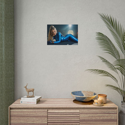 Постер Самус Аран | Настінне мистецтво футуристичного воїна для геймерів та колекціонерів