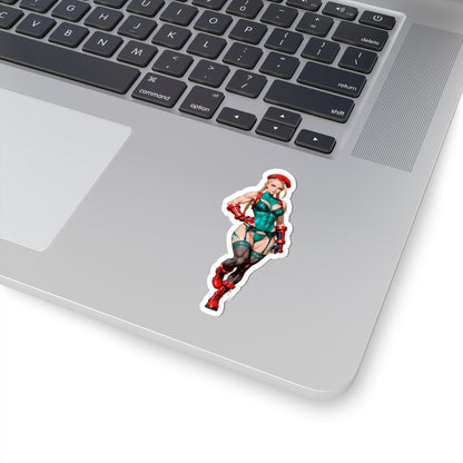 Наклейка Cammy White – вінілова наклейка Street Fighter для ноутбуків та декору інтер'єру