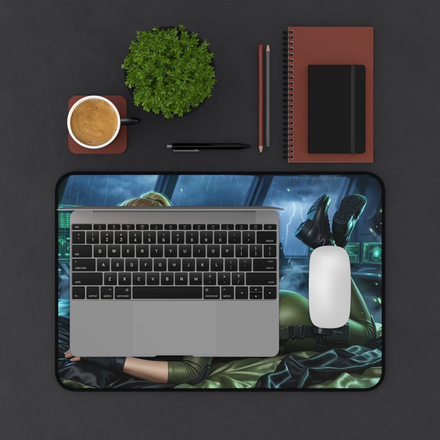 Mortal Kombat Mouse Pad, Sonya Desk Mat, Gamer Gift XXL