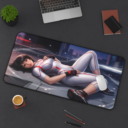 Mirror's Edge Mouse Pad, Faith Desk Mat, Gamer Gift XXL