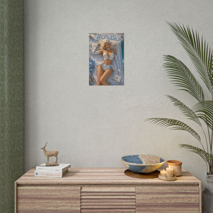 Emma Frost Character Poster Comic Style Wall Decor Bedroom Collector Gift