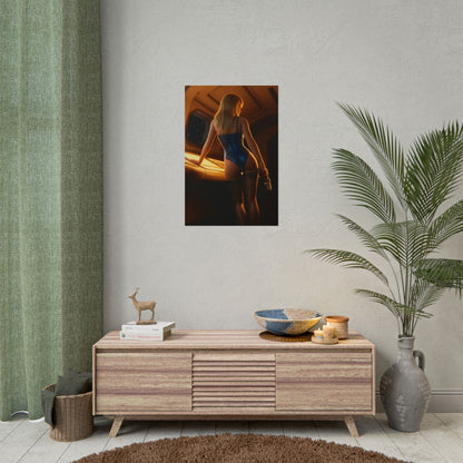 Samus Aran Poster – Sci Fi Wall Art Print, Iconic Bounty Hunter Decor