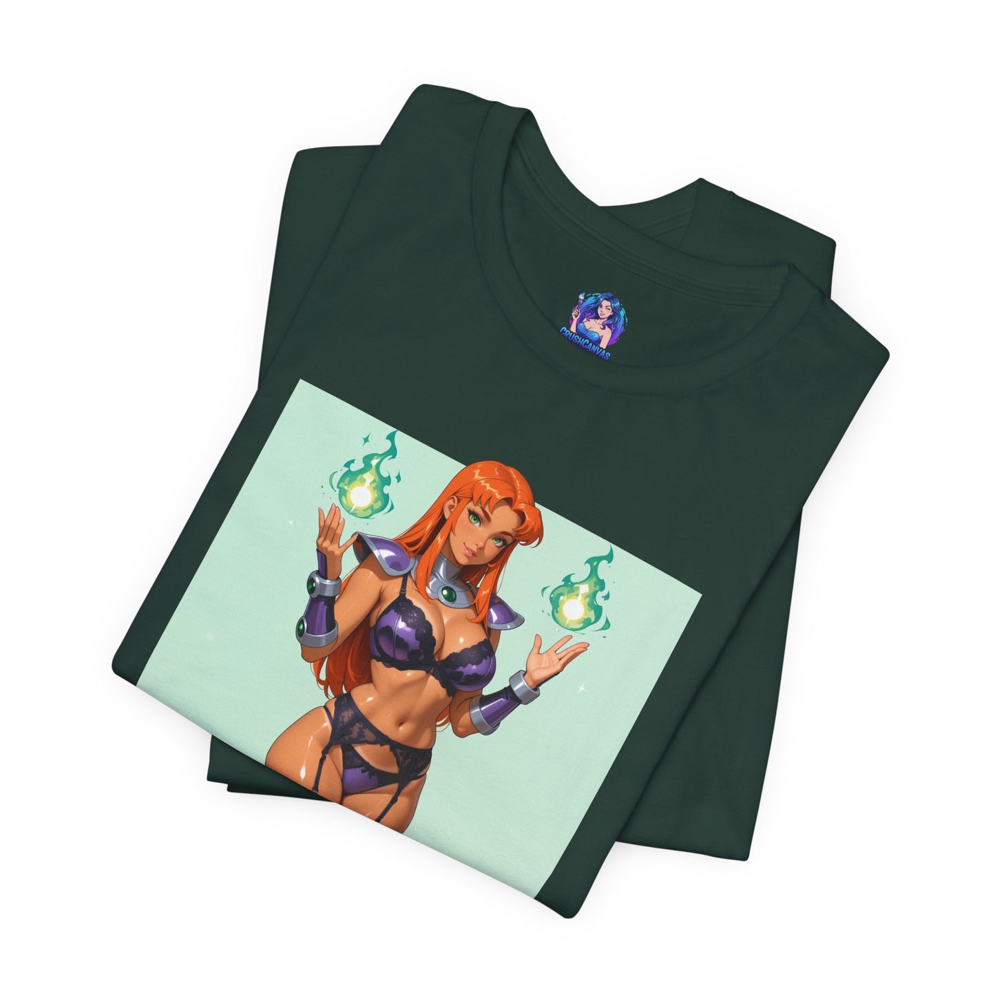 Starfire-T-Shirt | DC-Heldin-Shirt für Gamer &amp; Anime-Fans | Cosmic Waifu-Shirt