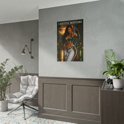Christie Monteiro Poster, Tekken Wall Art, Gaming Poster, Room Decor