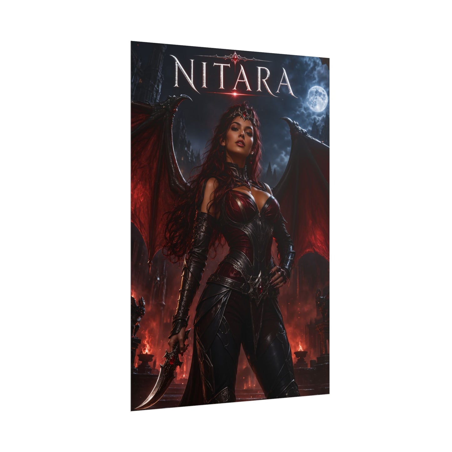 Nitara MK Poster Mortal Kombat Gaming Wall Art Print Decor