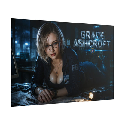 Gaming Wall Art Grace Ashcroft Poster Game Room Decor Gamer Gift Art Print