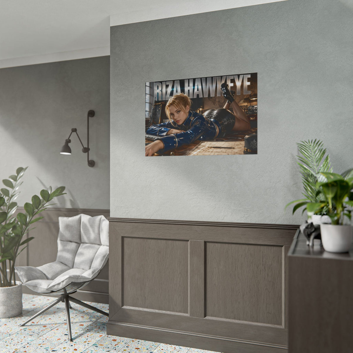 Riza Hawkeye Fullmetal Alchemist Anime Poster Wall Art Character Room Decor