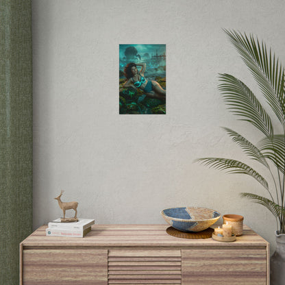 Fallout Seductive Woman Poster / Fallout Seductive Wall Art / Fallout Seductive Art Print / Fallout Poster featuring confident seductive woman in elegant pose