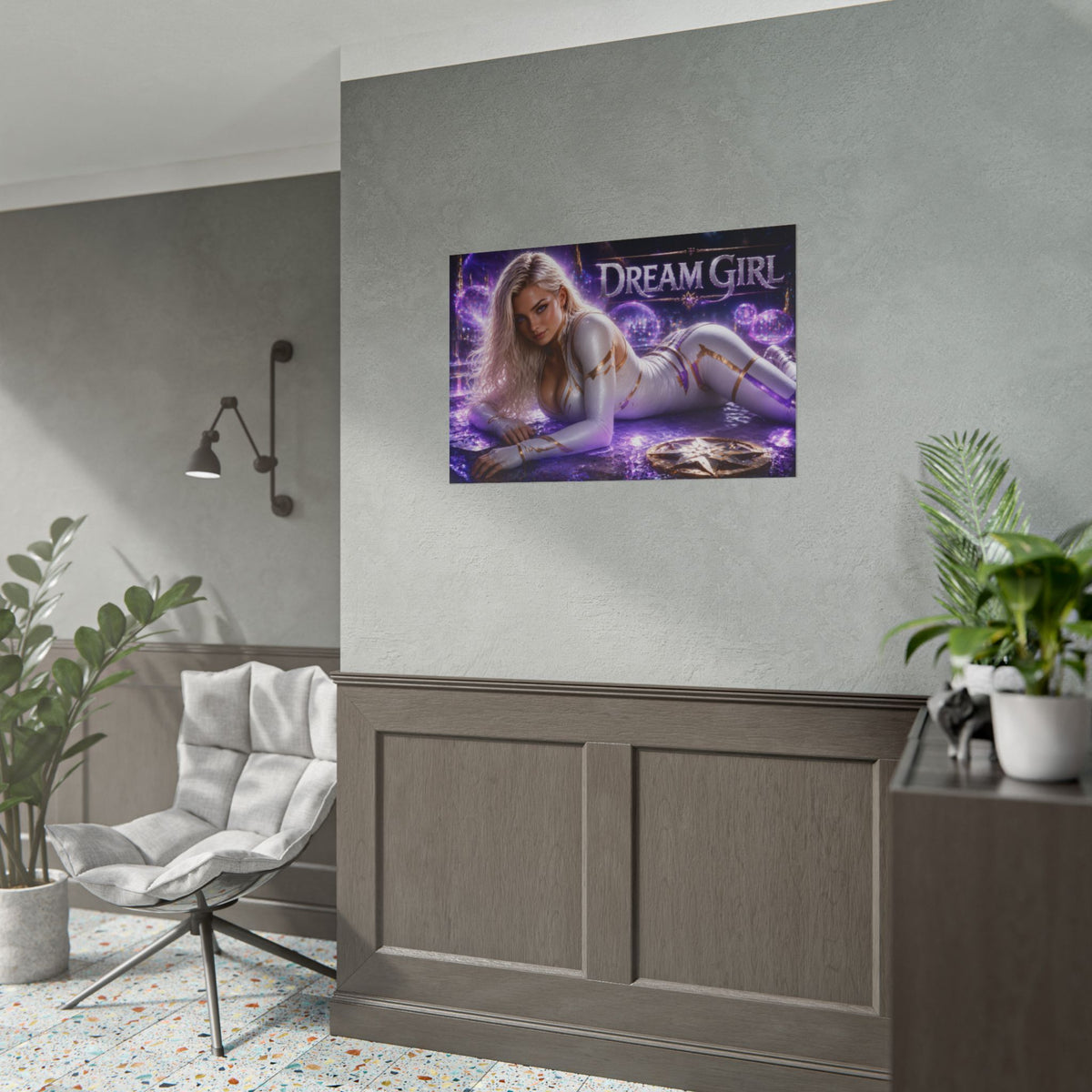 Collector Room Decor Dream Girl Comic Poster Character Wall Art Gift Print