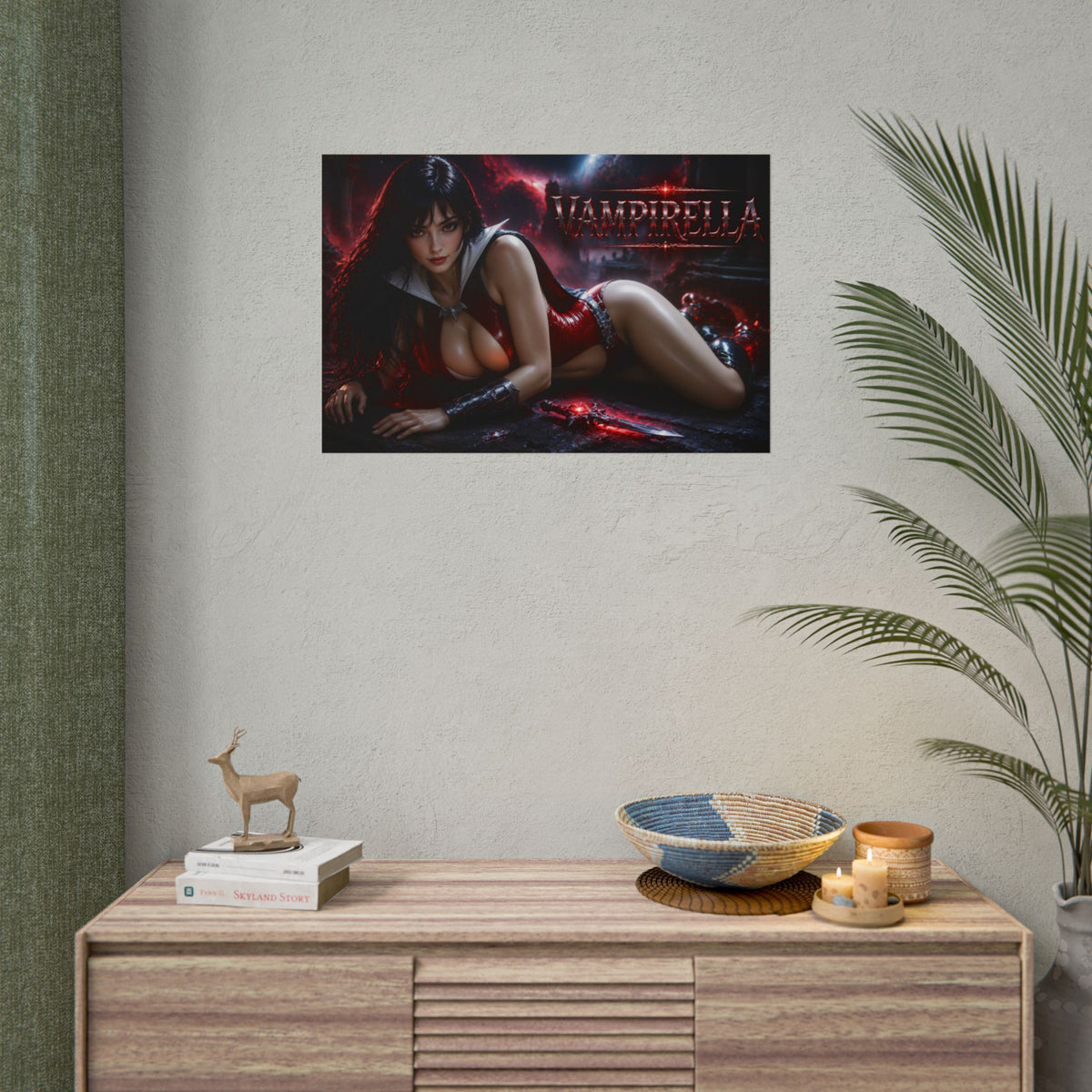 Vampirella Comic Poster Character Wall Art Collector Room Decor Art Print