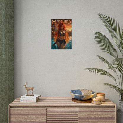 Mavuika Genshin Impact Poster Anime Wall Art Manga Style Bedroom Room Decor