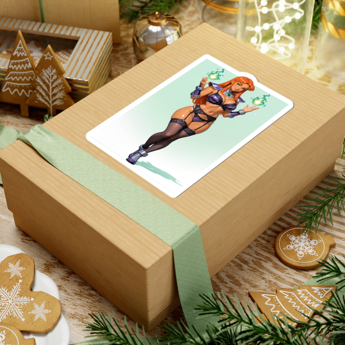 Наклейка Starfire – вінілова наклейка Teen Titan Heroin для ноутбуків та декору інтер'єру