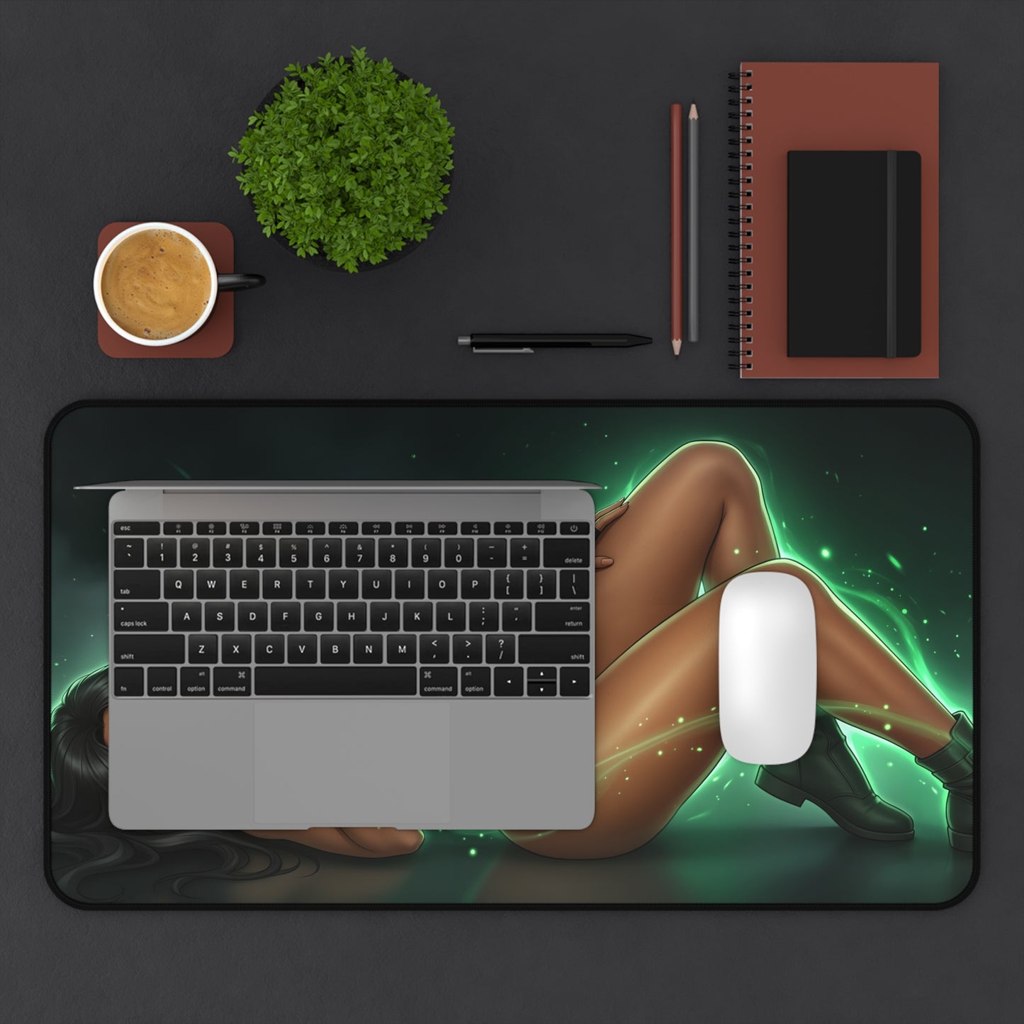 Mortal Kombat Mouse Pad, Jade Desk Mat, Gamer Gift XXL