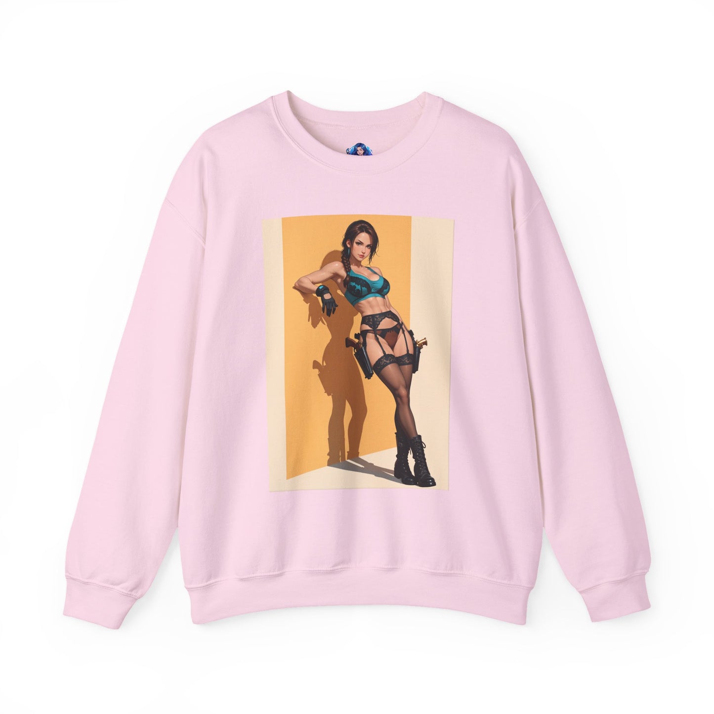 Толстовка з Ларою Крофт, футболка з круглим вирізом Tomb Raiders Hero, затишний вуличний одяг для колекціонерів