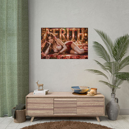 Aerith Gainsborough Poster Gaming Wall Art Gamer Room Decor Collectible Print