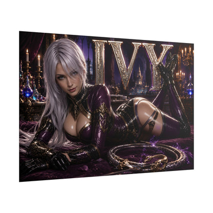 Ivy Valentine Character Poster Soulcalibur Gamer Room Wall Art Collectible Decor