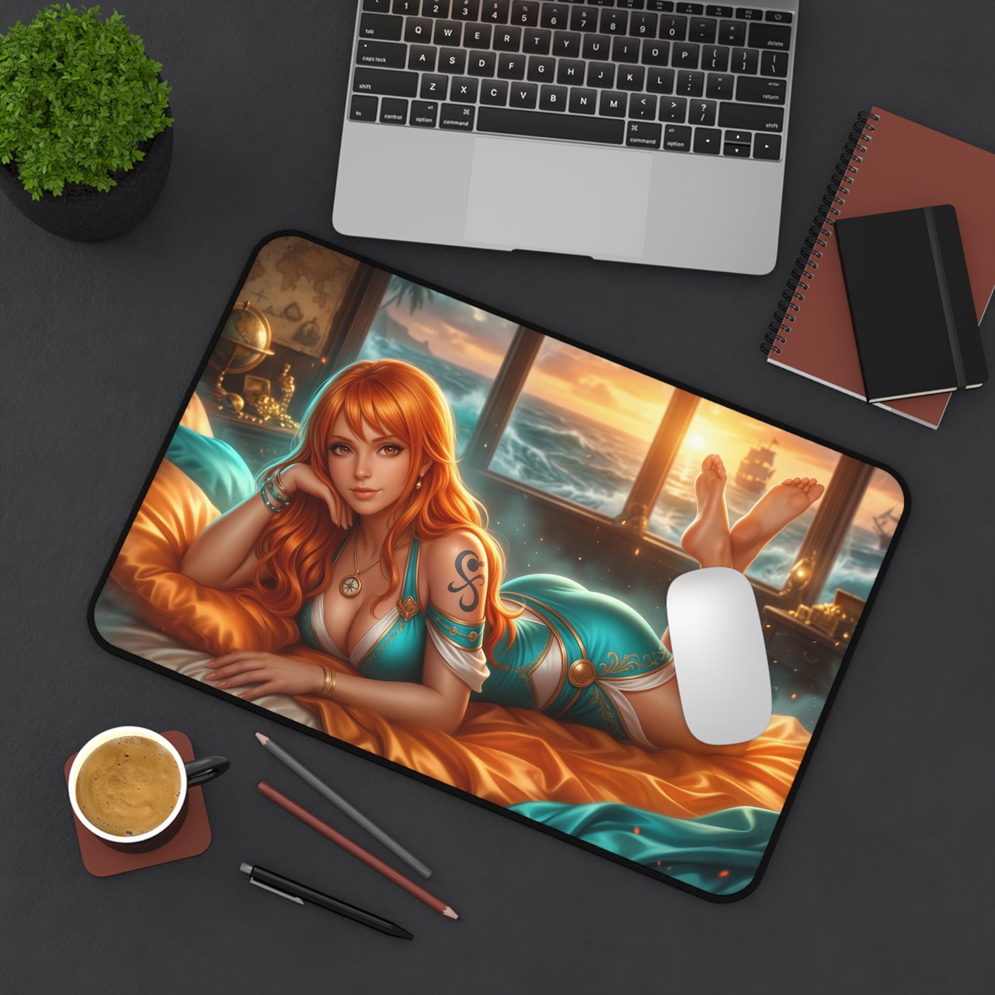 One Piece Mouse Pad, Nami Desk Mat, Anime Decor XXL