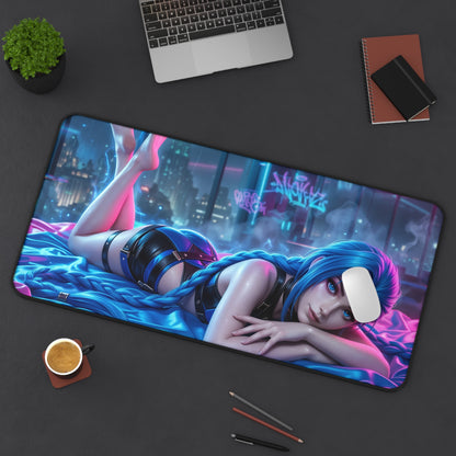 Arcane Mouse Pad, Jinx Desk Mat, Anime Mouse Pad XXL