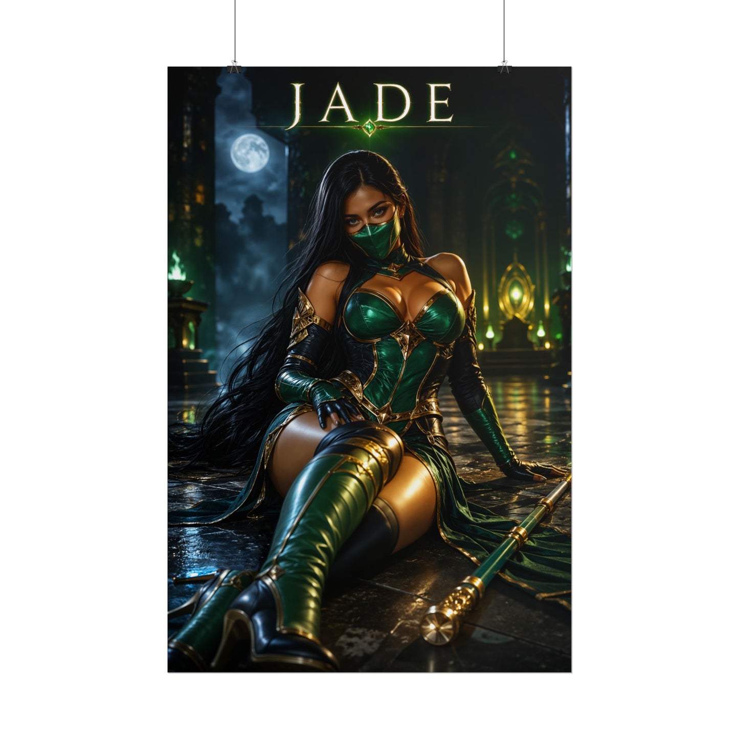 Mortal Kombat Jade Poster Fighting Game Wall Art Print Decor