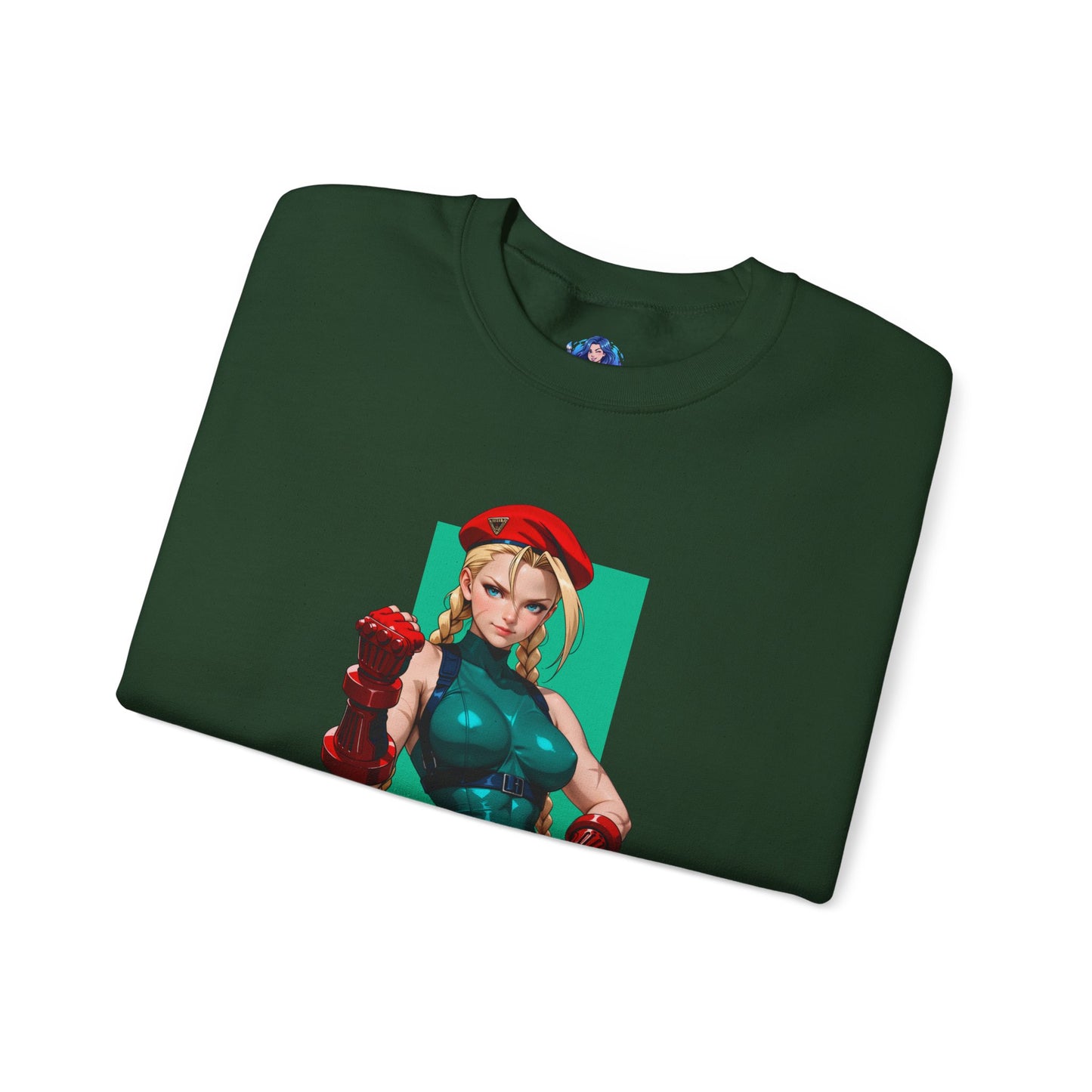 Cammy White Sweatshirt, Street Fighter Crewneck, Premium Gaming Apparel for Fans