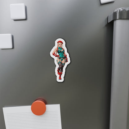 Cammy-Magnet – Street Fighter Anime-Magnet, Kühlschrankdeko mit heißer Gamerin