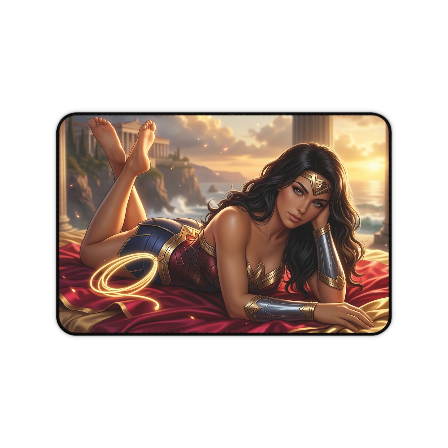 DC Comics Mouse Pad, Wonder Woman Desk Mat, Gamer Gift
