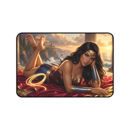 DC Comics Mouse Pad, Wonder Woman Desk Mat, Gamer Gift