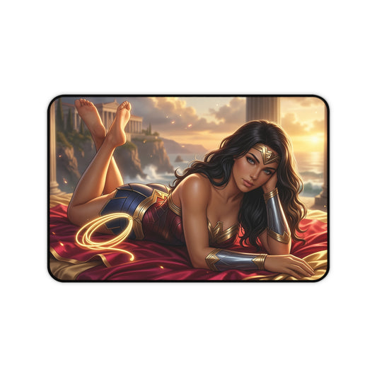 DC Comics Mouse Pad, Wonder Woman Desk Mat, Gamer Gift