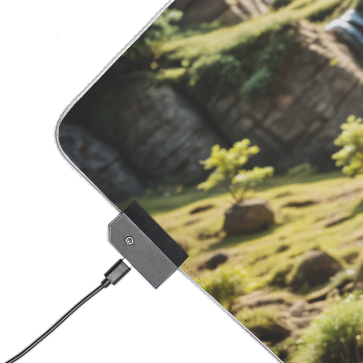 Килимок для столу 2B Nier Automata – світлодіодний RGB-підсвітлювальний килимок, ігровий декор із зображенням дівчини з аніме Вайфу