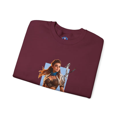 Aloy Sweatshirt, Horizon Rundhalsausschnitt, Gemütliche Gaming-Streetwear für Fans und Sammler