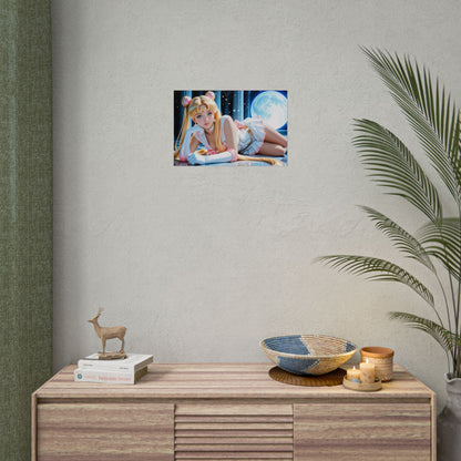 Настінний плакат Вайфу | Аніме-принт Сейлор Мун для кімнати чарівної дівчинки