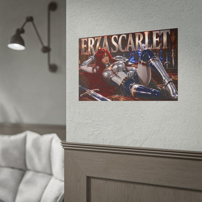 Erza Scarlet Fairy Tail Poster Anime Wall Art Bedroom Decor Collector Gift